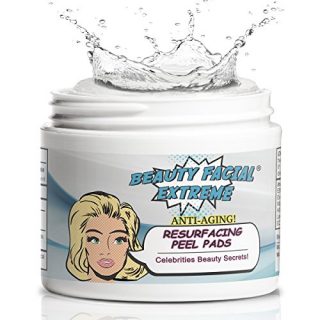 Anti Aging Resurfacing Chemical Peel Pads- Contains Lactic Acid