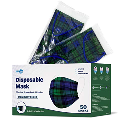 WeCare Disposable Face Mask Individually Wrapped