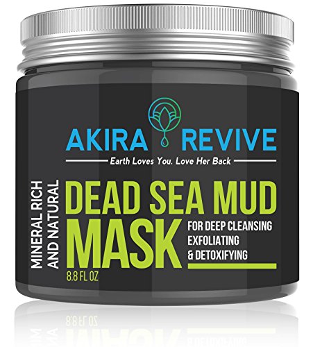 Akira Revive Dead Sea Mud Mask For Face, Acne, Oily Skin
