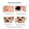(60 Strips) Livaclean Charcoal Infused Blackhead Strips for Face, Nose