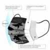 50Pcs Adult Disposable 3-Ply Face Macks with lace printing breathable