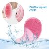 Sonic Facial Cleansing Brush, Electric Silicone Face Brush and Massager