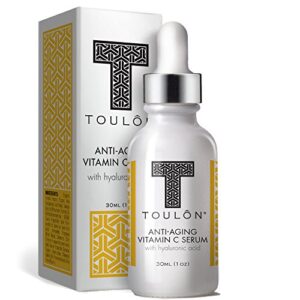 Vitamin C Serum with Hyaluronic Acid for Face; Potent Anti Aging
