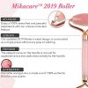 Jade Roller - Rose Quartz Roller and Gua Sha set - Anti Aging Facial Roller