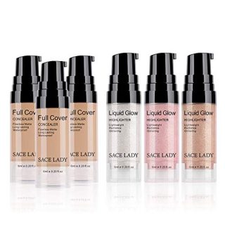 Liquid Highlighter Makeup Face Glow Shimmer and Shine Illuminator 3pcs