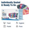 WeCare Kids Disposable Face Masks, 50 Asstd Tie Dye Masks