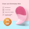 Sonic Facial Cleansing Brush, Electric Silicone Face Brush and Massager