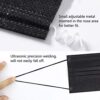 50PCS Black Disposable Face Mask 3 Ply Filter Protectors Stretchable Masks