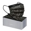50Pcs Adult Disposable 3-Ply Face Macks with lace printing breathable