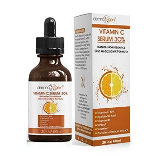 dermaXgen 30% Vitamin C Serum for Face, Hyaluronic Acid & Vitamin E