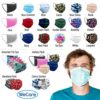 3-Ply Red Disposable Face Masks – Individually Wrapped for On-the-Go Comfort
