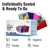 WeCare Kids Disposable Face Masks, 50 Pack Variety Colors