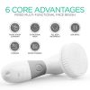 VOYOR Facial Cleansing Brush Waterproof Spin Face Brush 5-IN-1 Body