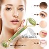 Jade Roller For Face, Anself Natural Gua Sha Massage Tool