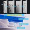 50PCS Disposable Face Mask for Women,Fashion Flowers Printed Dust Masks