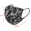 Disposable Face Mask Leopard and Lace - 50Pcs 3-Ply Breathable