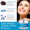 Natural Power Deep Wrinkle Cream for Face | w/Jojoba, Hyaluronic Acid & Peptides
