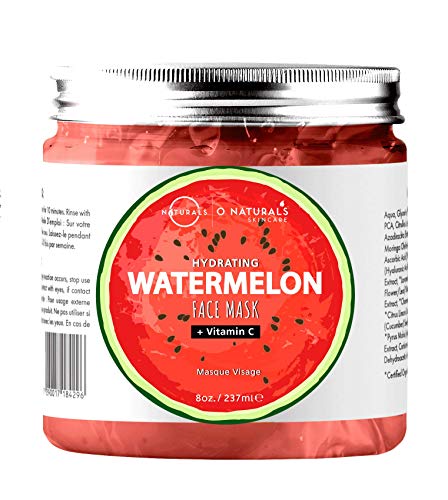 O Naturals Face Hydrating & Acne Fighter Watermelon Vegan Gel Mask.