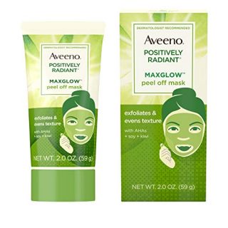 Aveeno Positively Radiant MaxGlow Peel Off Exfoliating Face Mask