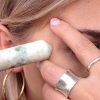 Skin Massage Roller"Jade Stone" for Face & Body: Facial Lines, Neck, Arms