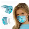 100 Pcs Disposable Adult Face Bandanas Facecover Printing Facial