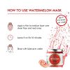 O Naturals Face Hydrating &  Acne Fighter Watermelon Vegan Gel Mask.