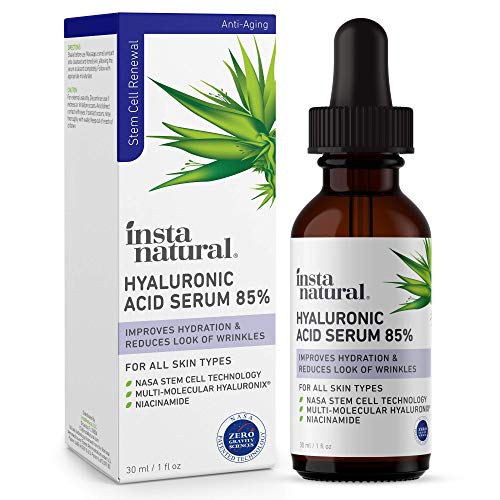 Hyaluronic Acid 85% Face Serum - Natural Anti Aging Formula for Fine Lines
