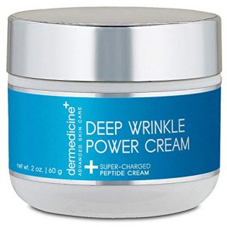 Natural Power Deep Wrinkle Cream for Face | w/Jojoba, Hyaluronic Acid & Peptides