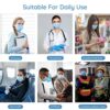 Olangda 50Pcs Disposable Face Masks with Elastic Earloop