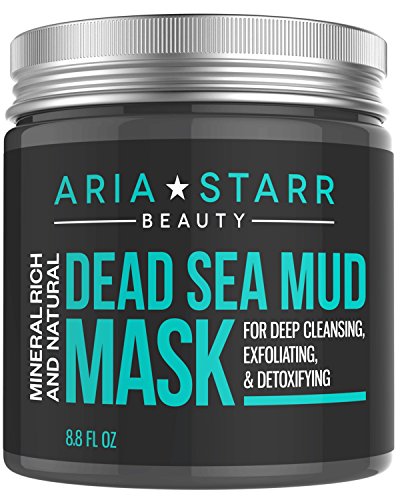 Aria Starr Dead Sea Mud Mask For Face, Acne, Oily Skin & Blackheads