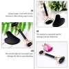 PIXNOR Jade Roller for Face, Face Massager, Original Natural Jade Stone Roller