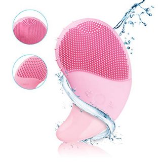 Sonic Facial Cleansing Brush, Electric Silicone Face Brush and Massager