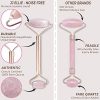 Rose Quartz Face Roller with 4 Ebooks