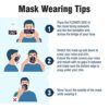 WeCare Disposable Face Mask Individually Wrapped - 50 Pack