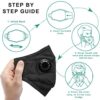 Shona 2 Face mask Cover with 6 PM 2.5 filter, Washable mask