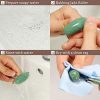 Jade Roller for Face Gua Sha Set Facial Natural Stone Massager