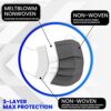 Healthify 3-Layer Protective Mask, 3-D Perfect Fit, Soft Skin Layer