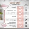 Rose Quartz Face Roller with 4 Ebooks