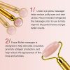 2-in-1 Electric Jade Roller Vibrating Facial Roller & Face Massager