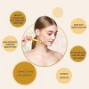 MXXQQ 3 in 1 24K Gold Facial Massager, U-Shaped Gold Rod Massage