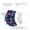 50PC Disposable Face Mask for Adults Breathable 3 Ply Filter