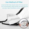 Facial Protection Filtration 95%, Anti-Fog, Dust-Proof Adjustable Headgear