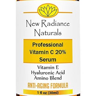 Organic Anti-Aging Vitamin C Serum With 20% Vitamin C + E