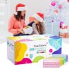 Disposable Face Masks with Designs for Women, 50PCS 3 Layer