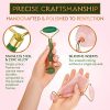 Authentic Jade Roller, Natural Rose Quartz Roller and Gua Sha