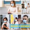 50 PCS Disposable Face Mask - Adult Unisex Dust Mask Women and Men