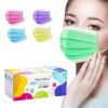 Multicolor Masks Disposable Women Pink Colors Mask Disposable