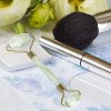 Jade Roller, Jade Stone Massager for Face & Eye Massage