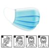 Multicolor Masks Disposable Women Pink Colors Mask Disposable