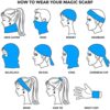 6 PCS Man/Women Outdoor Sun UV Protection Face Mask